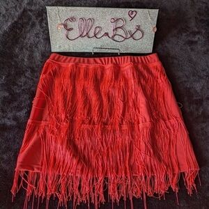 Fringe Skirt L